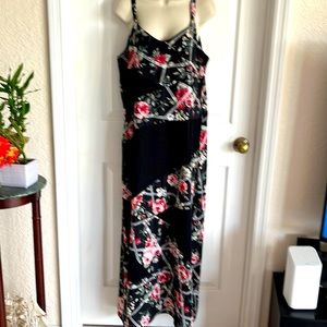 Long summer dress with straps .